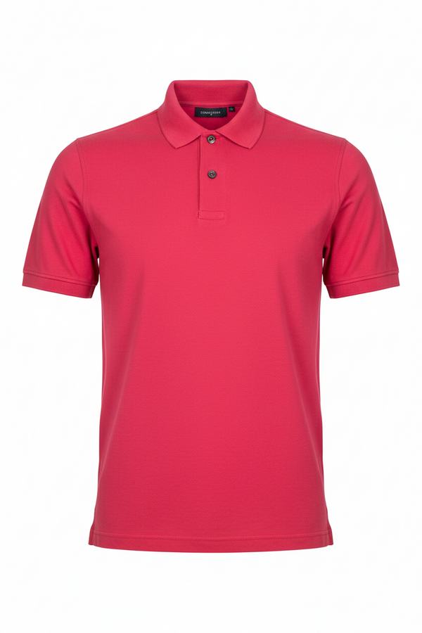 Combed Cotton Plain T-Shirt Cerise