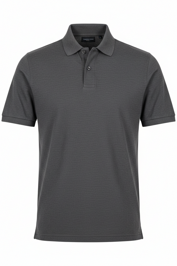 Combed Cotton Plain T-Shirt Charcoal