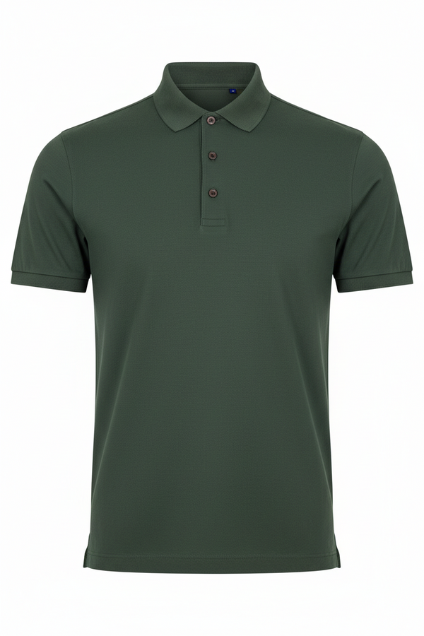 Combed Cotton Plain T-Shirt Dark Sage