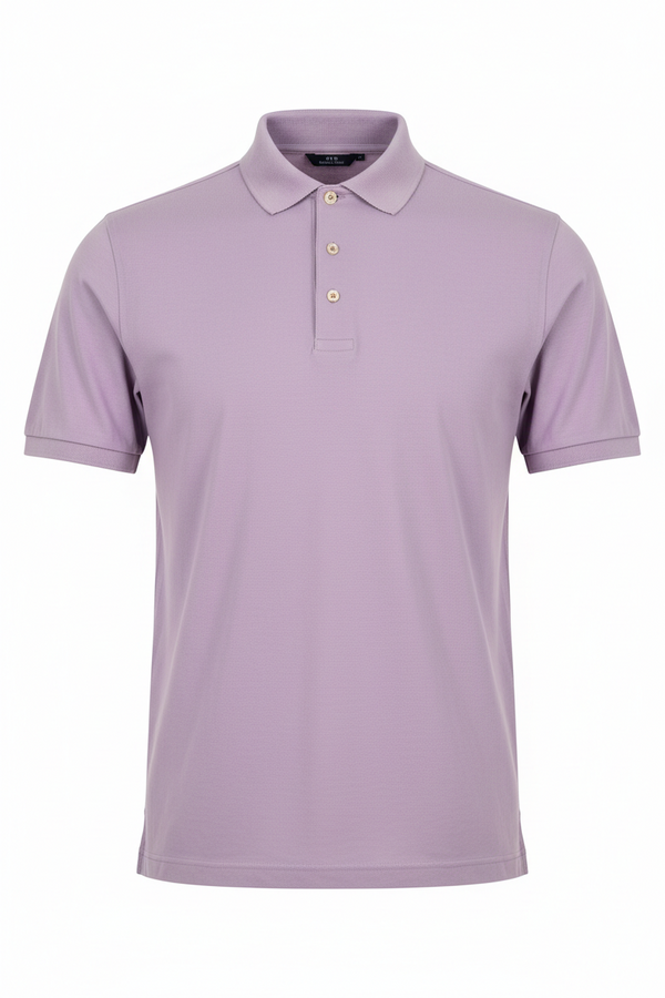 Combed Cotton Plain T-Shirt Lilac