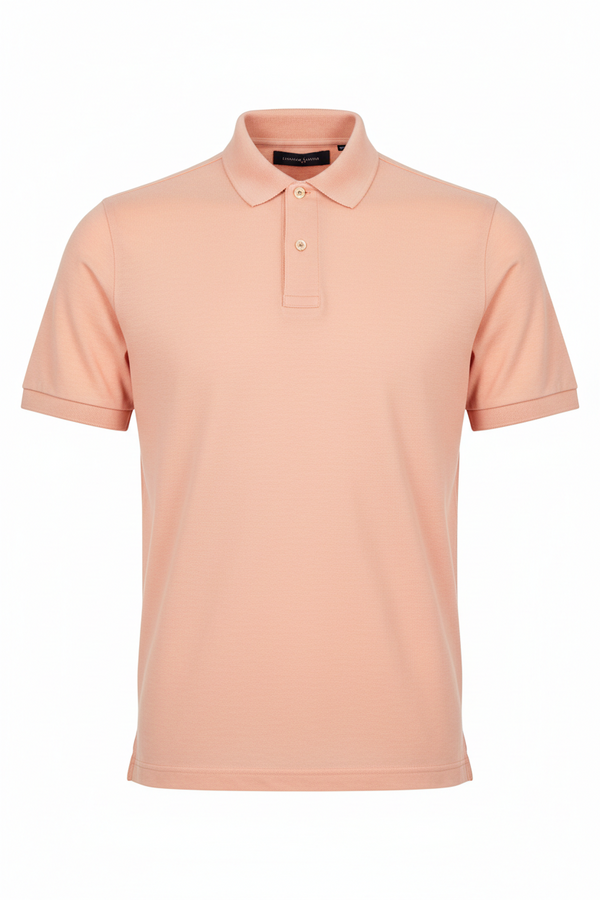 Combed Cotton Plain T-Shirt Peach Pink