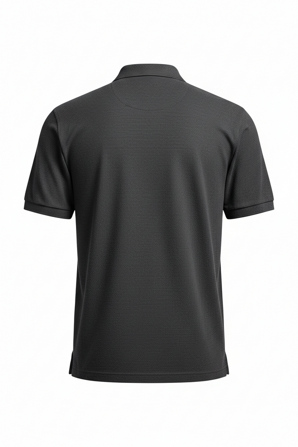 Cotton Matty Plain T-Shirt Dark Grey