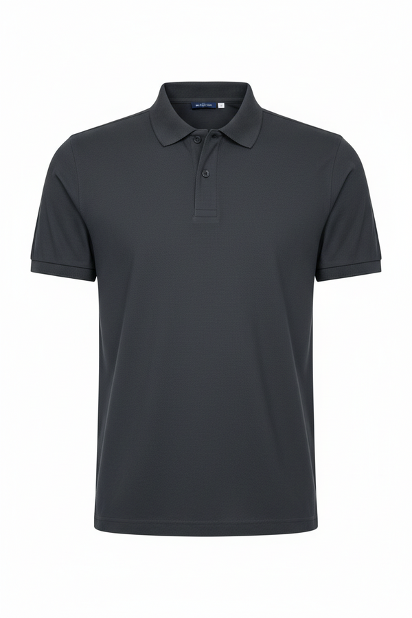 Combed Cotton Plain T-Shirt Dark Grey