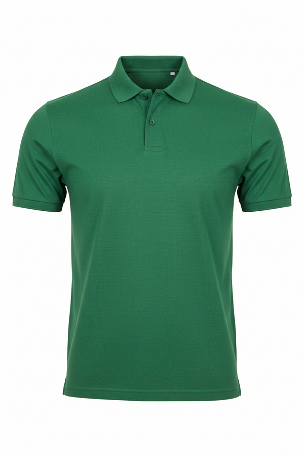 Cotton Looper Plain T-Shirt Green