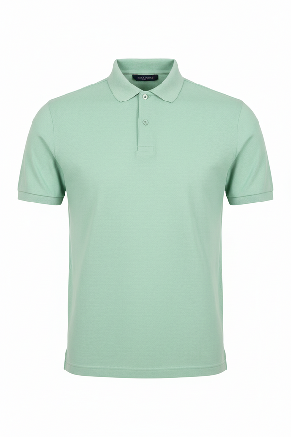Bird Eye Pique Plain T-Shirt Pista