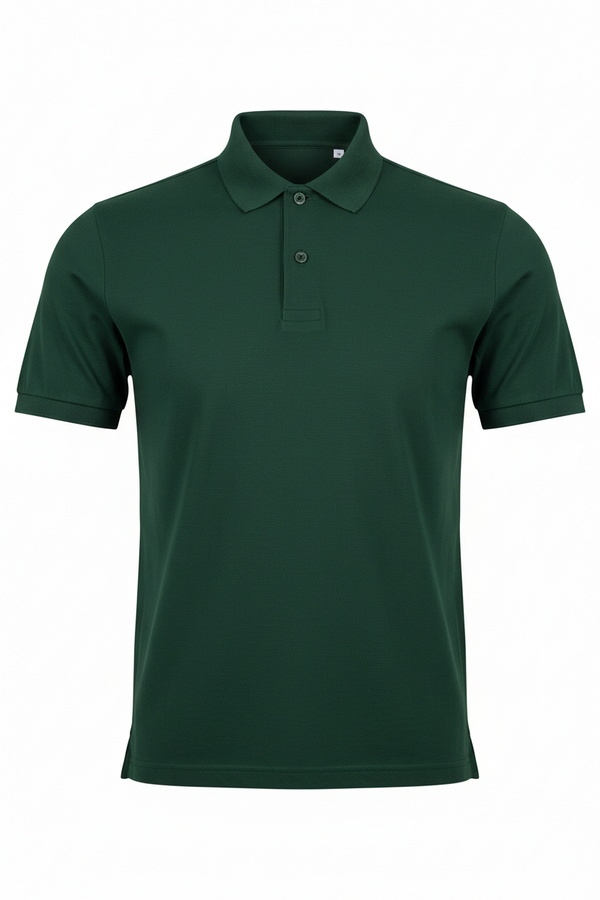 Combed Cotton Plain T-Shirt Bottle Green