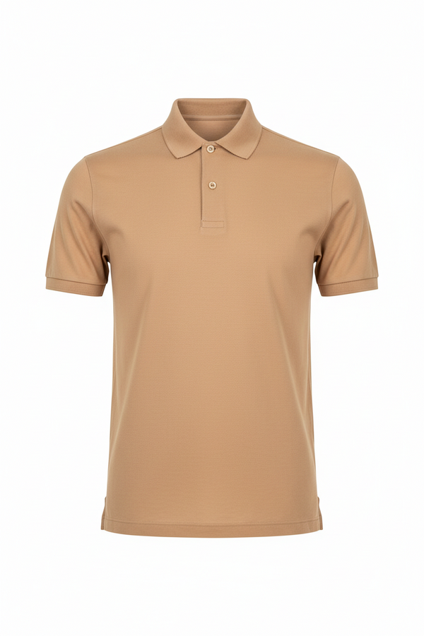 Super Matty Plain T-Shirt Camel