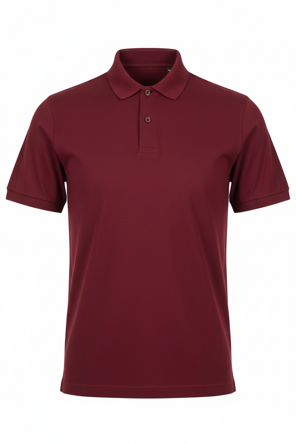 Combed Cotton Plain T-Shirt Maroon