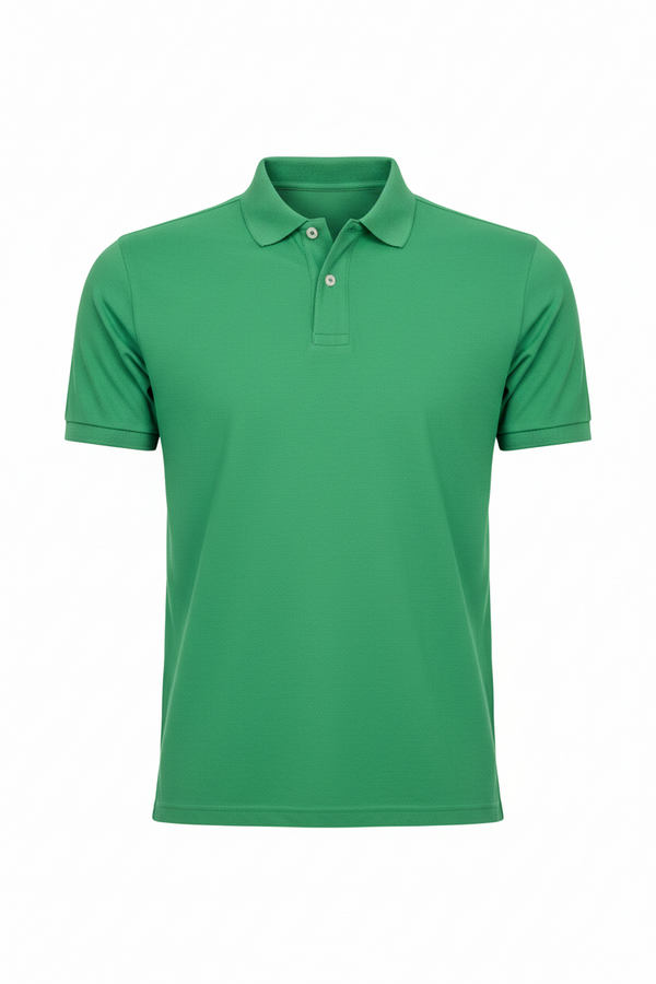 Combed Cotton Plain T-Shirt Parrot Green